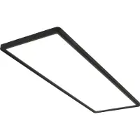 Briloner Slim - LED Plafonniere - plafondlamp - paneel ultraplat - 4.000 K neutraal wit licht - 58x20x3cm (LxBxH) - zwart