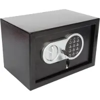 Perel Elektronische kluis - 20 x 31 x 20 cm - Cijferslot - Zwart