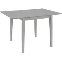 Prolenta Maison Exclusive - Uitschuifbare eettafel, grijs (80-120)x80x74 cm, MDF