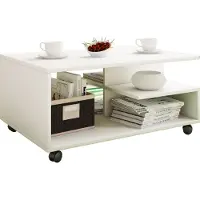 VCM Stango salontafel 5 plankenwit.