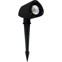 Nova Luce LED-spiekerlamp, zwart, 7W, IP65, warm wit, 6,5x10x24-28cm, artikelnummer 9010005