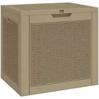 vidaXL Tuinbox 55,5x43x53 cm polypropeen lichtbruin