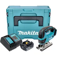 Makita DJV 180 SF1XJ accu-decoupeerzaag 18 V 135 mm + 1x accu 3,0 Ah + oplader + Makpac