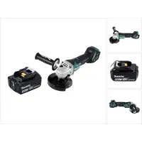 Makita DGA 517 T1 accu haakse slijper 18 V 125 mm borstelloos + 1x oplaadbare accu 5.0 Ah - zonder lader