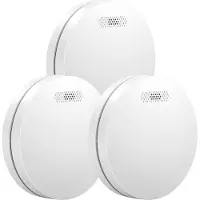 Aroha Safety Pro Rookmelder - 10 jaar batterij & sensor - Extra dun design rookmelder, brandmelder - Multipack 3 set