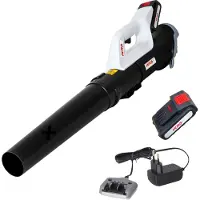 Ikra Bladzuiger + bladblazer, Akumuliatorinis lapų pūstuvas 20V 2Ah Ikra Mogatec ICB 20 (Oplaadbare batterij, Bladblazer)