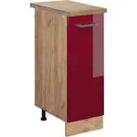 Vicco R-Line Apotheekkast – 30 cm, WB Eik Rode hoogglans