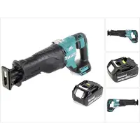 Makita Sabelzaag, DJR 187 T1 Accu Reciprozaag 18 V Borstelloze Reciprozaag + 1x 5.0 Ah Accu - zonder oplader