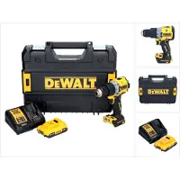 DeWalt DCD 805 D1T accu klopboormachine 18 V 90 Nm borstelloos + 1x oplaadbare accu 2.0 Ah + lader + TSTAK
