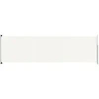 Syfax Tuinscherm uittrekbaar 180x600 cm crème