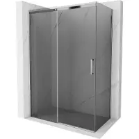 Mexen Omega schuifdouchecabine 160 x 80 , grafiet, chroom - 825-160-080-01-40