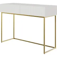 Selsey Kaptafel Vesper | Design spaanplaat wit 110x79x40 cm kaptafels | NADUVI