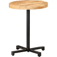Syfax Bistrotafel rond Ø60x75 cm ruw mangohout