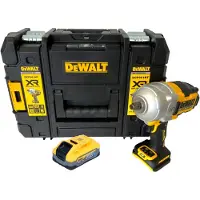 DeWalt Boormachine + slagboor, DCF 961 NT accu-slagmoersleutel 18 V 1632 Nm 1/2" borstelloos + 1x Powerstack-accu 5,0 Ah + (Oplaadbare batterij)