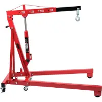 YATO Professionele Werkplaatskraan / Motortakel – 2000 kg (2 Ton) – Inklapbaar – Maximale Hefhoogte 224 cm – Heavy-Duty