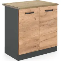 Vicco R-Line Wastafelkast – 80 cm, WB Eik Krachtige eik goud