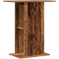 vidaXL Aquariumstandaard 36x60,5x72,5 cm bewerkt hout oud houtkleurig
