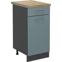 Vicco R-Line Keukenonderkast – 40 cm, WB Eik Blauw-grijs
