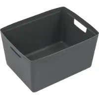 Kangaro K-670142 Aufbewahrungsbox, PP, 28 Liter, anthrazit