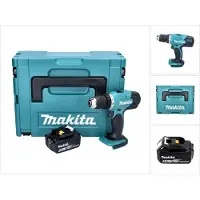 Makita DDF 453 T1J accuboormachine 18 V 42 Nm + 1x oplaadbare accu 5.0 Ah + Makpac - zonder oplader