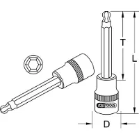 Ks Tools 9181699 9181699 XZN Verwisselbare kop 1/2 M9