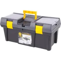 VOREL Plastic gereedschapskoffer 20 2 sloten 50cm TO-78813
