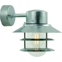 Home Nordlux Blokhus Down Galvanized Steel Outdoor Wall Light