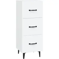 Syfax Dressoir 34,5x34x90 cm bewerkt hout wit