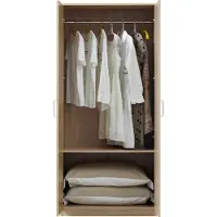 En.casa Kledingkast Bodolz 176x80x52 cm Sonoma eiken