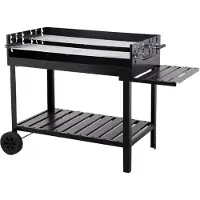 Tepro Houtskoolgrill, Atlanta, met grillwagen, grilloppervlak: ongeveer 98 x 56 cm