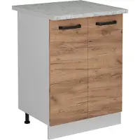 Vicco R-Line Keukenonderkast – 60 cm WB Marmer Krachtige eik goud