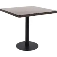Syfax Bistrotafel 80x80 cm MDF donkerbruin