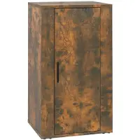 Syfax Dressoir 40x33x70 cm bewerkt hout gerookt eikenkleurig