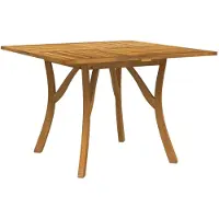Syfax Tuintafel 110x110x75 cm massief acaciahout