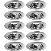 Paulmann Inbouwspot Led Base Kantelbaar Ijzer 10x10w