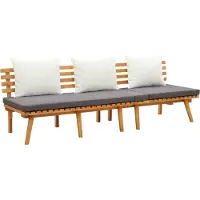 Syfax Tuinslaapbank 200x65 cm massief acaciahout