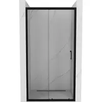 Mexen Apia schuifdouchedeur 90 , transparant, zwart - 845-090-000-70-00