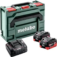 Metabo Accu Set 2xLiHD 10Ah + ASC145 + Box (685142000)