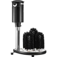 Vevor elektrische glazenwasser, glazenreiniger met 5 borstels voor bars, 1200 glazen per uur, wijnglasreinigingsmachine, glazenwasser