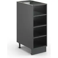 Vicco Fame-Line Keukenrek – 30 cm Zonder werkblad Antraciet