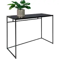 Ebuy24 Bureau Vita | hout zwart 100x45x75 cm bureaus | NADUVI