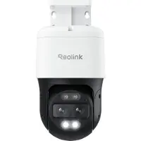 Reolink TrackMix PoE 4K 8MP PTZ PoE, buitenbeveiligingscamera, duale lens, 6x zoom, kleuren nachtzicht, detectie van personen/voertuigen/dieren, automatische tracking