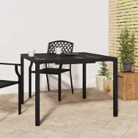 Prolenta Maison Exclusive - Tuintafel, antraciet, 100x100x72 cm, staal