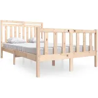 vidaXL Bedframe massief hout 140x200 cm