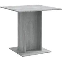 Syfax Eettafel 80x80x75 cm bewerkt hout grijs sonoma eikenkleurig