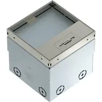 OBO BETTERMANN UDHOME2 GV15V vloerdoos met 2-voudige VDE-stopcontact, artikelnummer 7368324