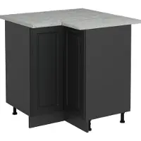 Vicco R-Line Hoekkast – 75.6 cm WB Marmer Antraciet landhuis