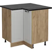 Vicco R-Line Hoekkast – 75.6 cm, WB Antraciet Wit Landhuis