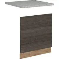 Vicco R-Line Voorpaneel vaatwasser – 60 cm, WB Marmer Edel grijs