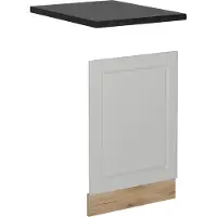 Vicco R-Line Voorpaneel vaatwasser – 45 cm, WB Antraciet Wit Landhuis